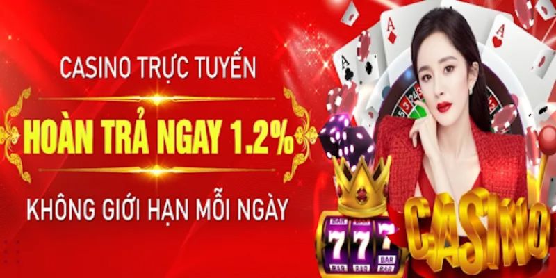 Khuyến mãi hoàn trả khủng lên đến 1.5% không kể thắng thua